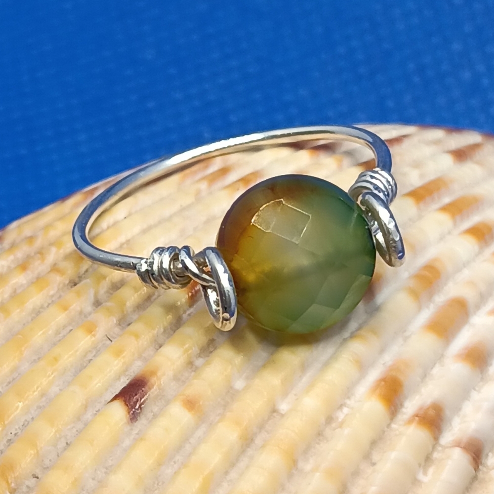 Agate Ring Sterling Silver
